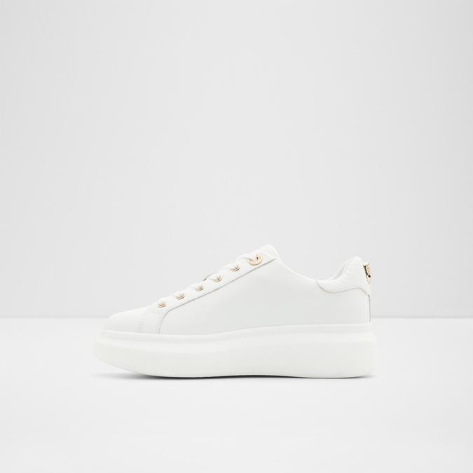 Larou Women's White Sneakers image number 3