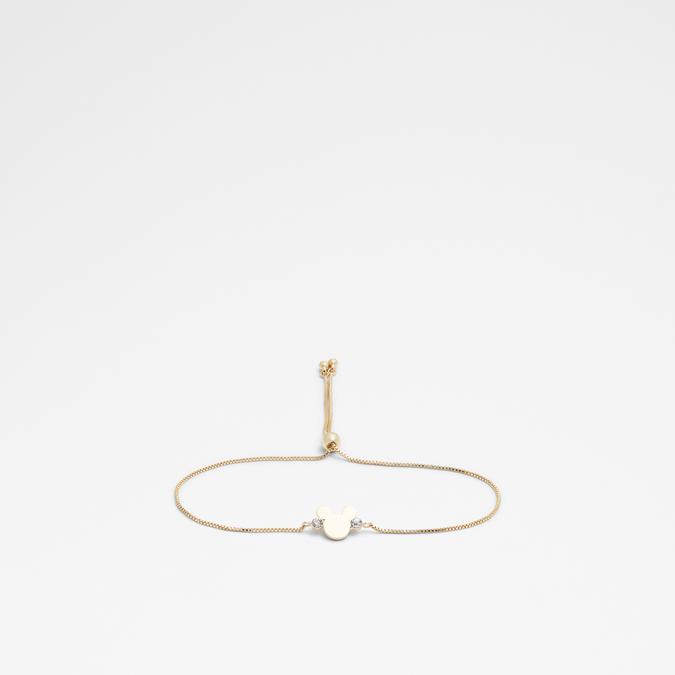 Gem Mickey Women s Clear On Gold Bracelet