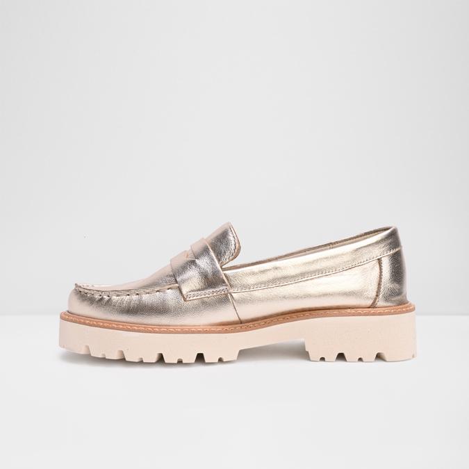 Marguenat-In Women's Gold Loafers image number 3
