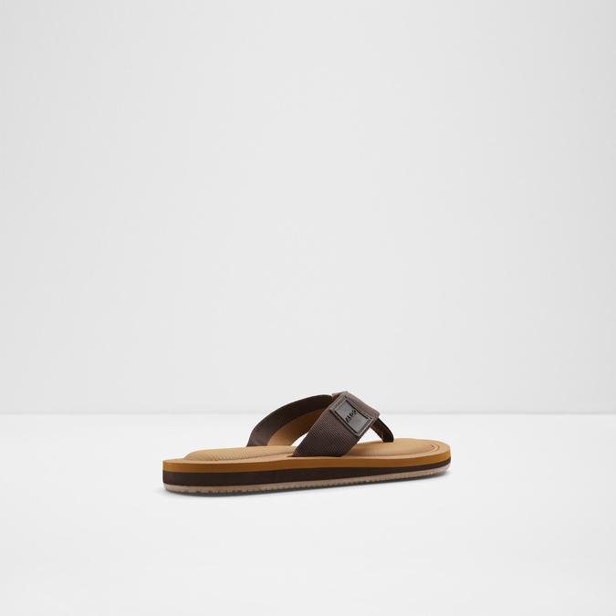 Tengen Men's Dark Brown Thong Sandals image number 1