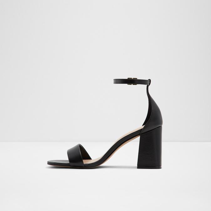 Eteisa Women's Black Block Heel Sandal image number 2