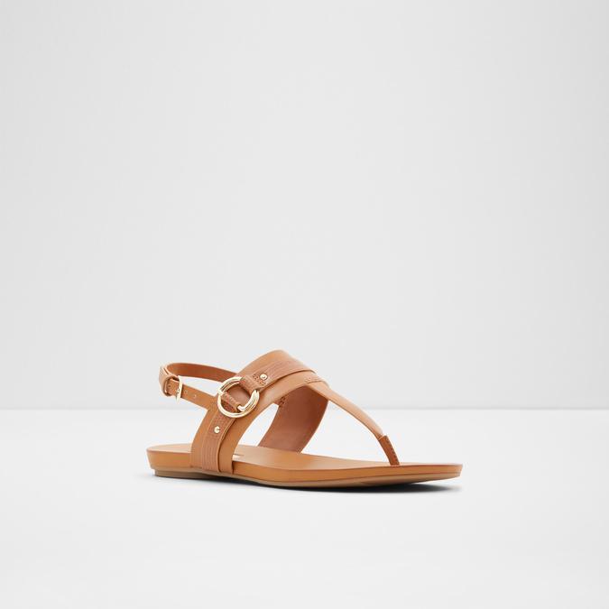 Pandra Women's Cognac Flat Sandals image number 3
