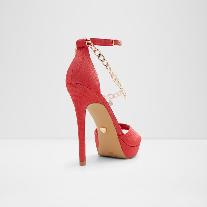 Red formal sandals store