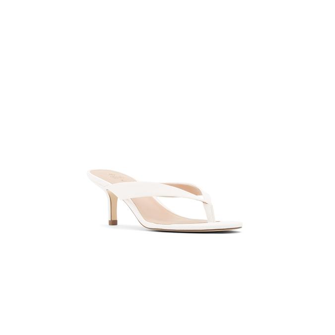 Myla Women's White Heeled Sandals image number 3