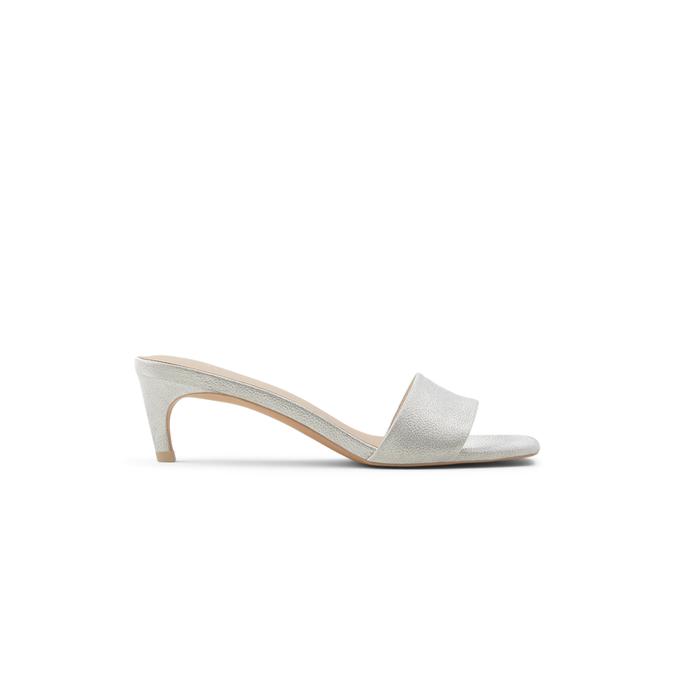 Aabella Women's Silver Heeled Sandals