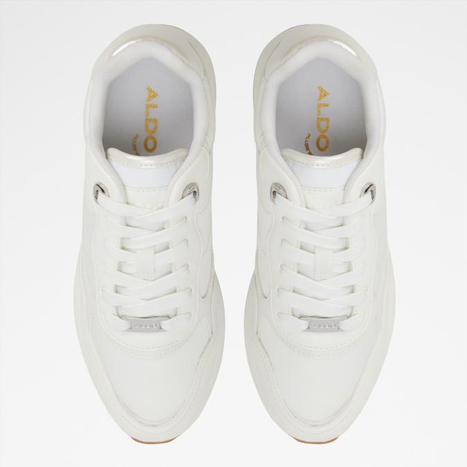 Pellexa-In Women's White Sneaker Wedges