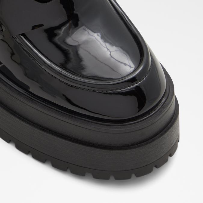Bigsoul Women's Black Loafers image number 5