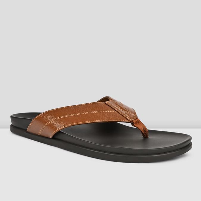 TRIBORD-IND Brown Men Thong Sandals