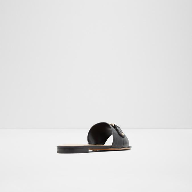 Cadesa Women's Black Flat Sandals image number 1