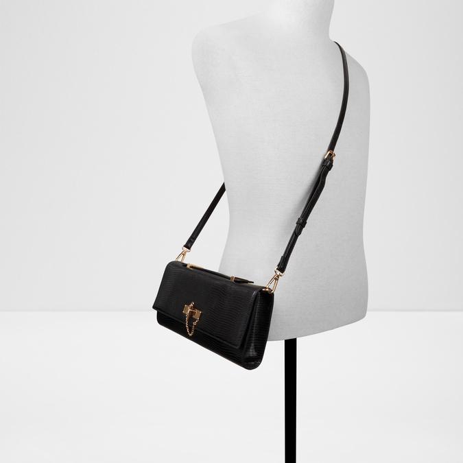 Roux Women's Black Clutch image number 3