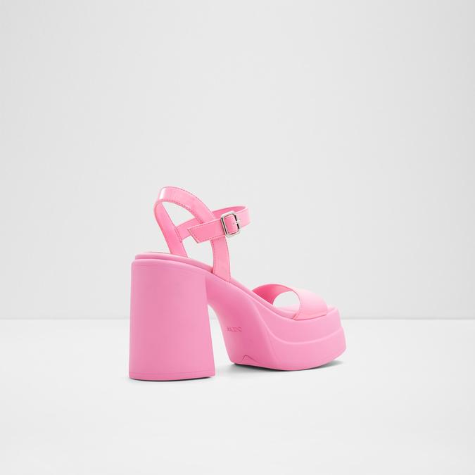 Taina Women's Medium Pink Block Heel Sandals image number 3