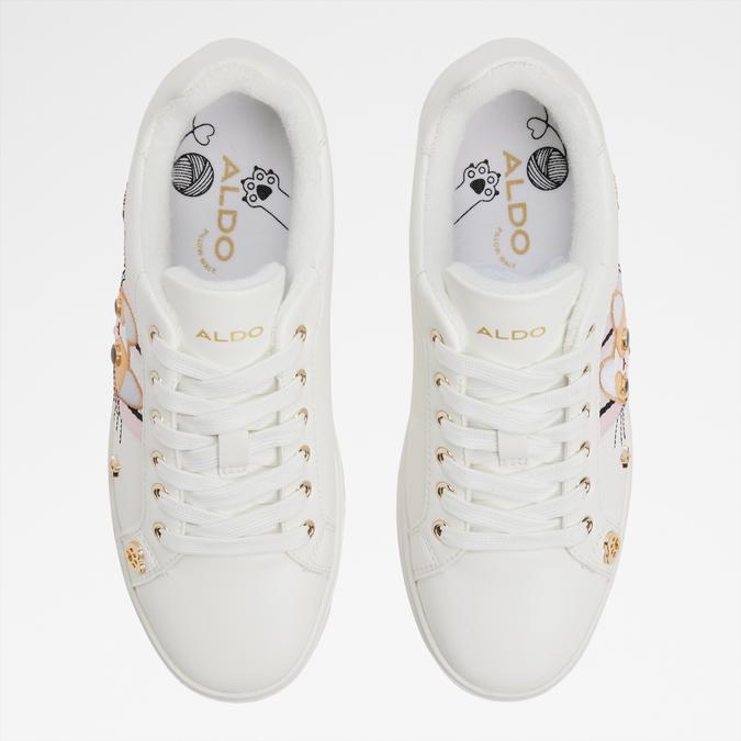 Catsneakera-In Women's White Athletics