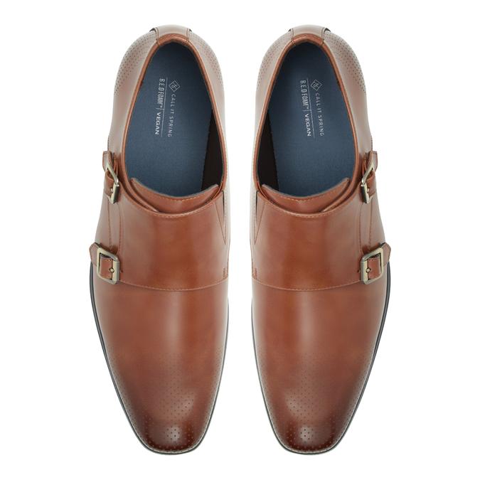 Daniels Men's Beige Monk Strap