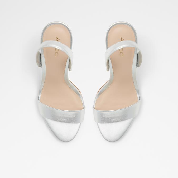 Pemela Women's Silver Dress Sandals image number 1