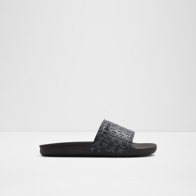 Dinmore Men's Black Single Strap Sandals