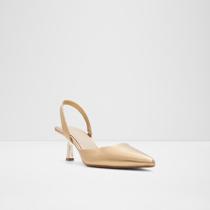 Basanti Women's Gold Pumps image number 4