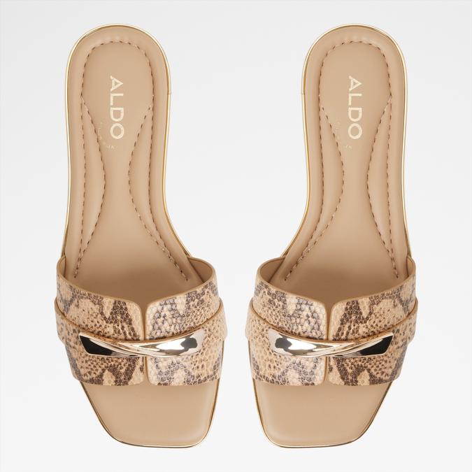 Darlina-In Women's Brown Flat Sandals