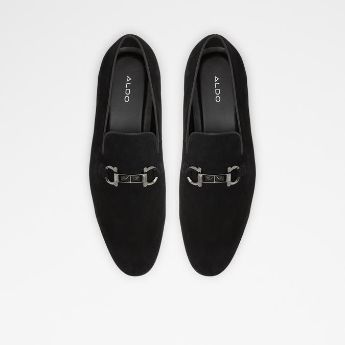 Bowtie Men's Black Loafers image number 1