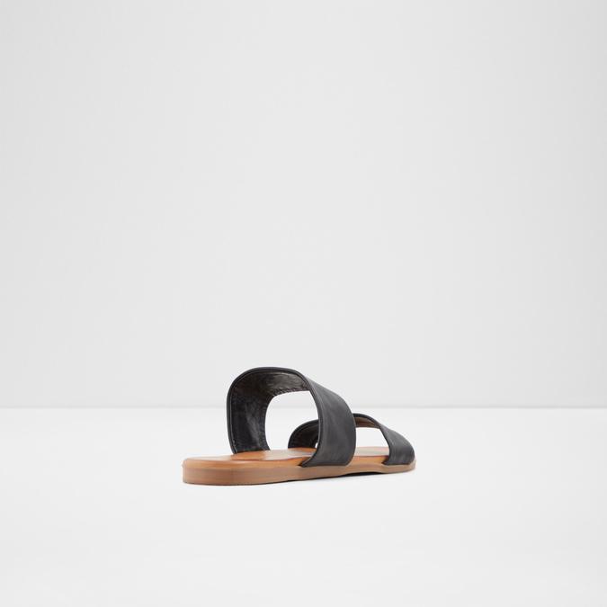 Eowydia Women's Black Flat Sandals