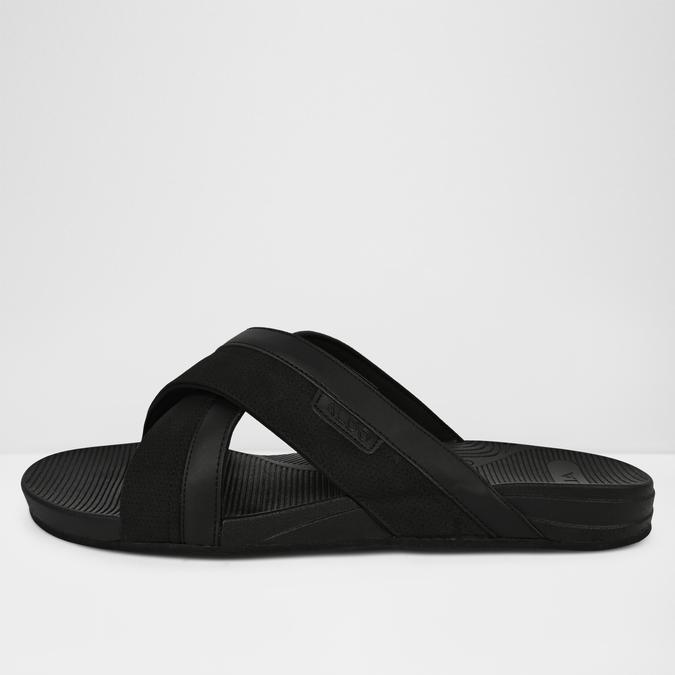 PIETTEA-IN Black Men Cross Strap Sandals image number 3