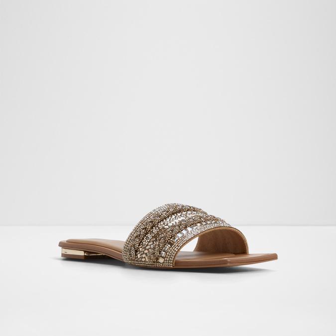 NAVALIA-IN GOLD Women Flat Sandals image number 3