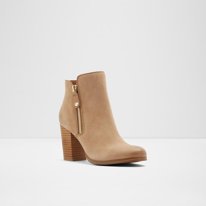 Naedia Women's Beige Ankle Boots image number 3