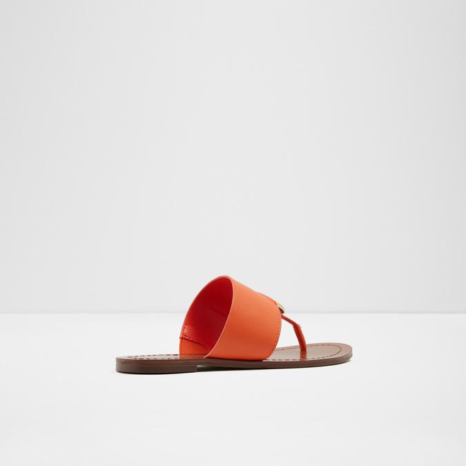 Ocericia Women's Orange Flat Sandals image number 2