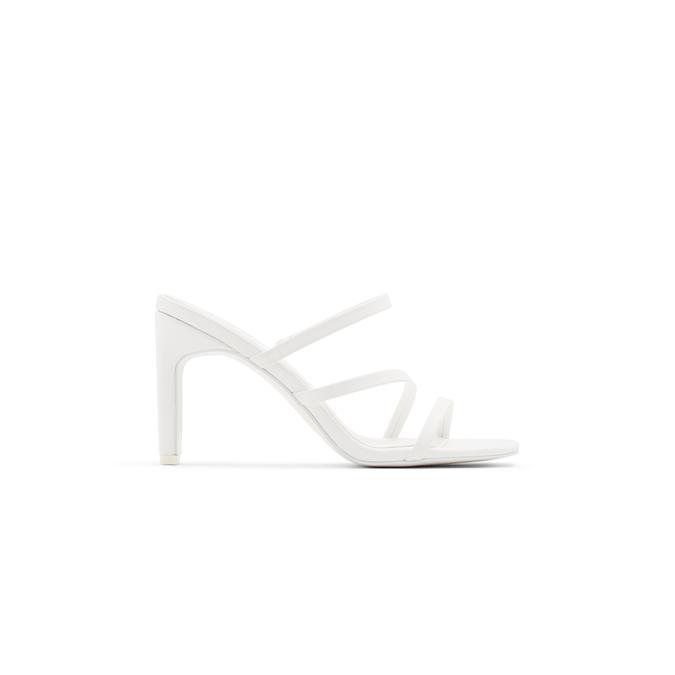 Cinndy Women's White Heeled Sandals image number 0