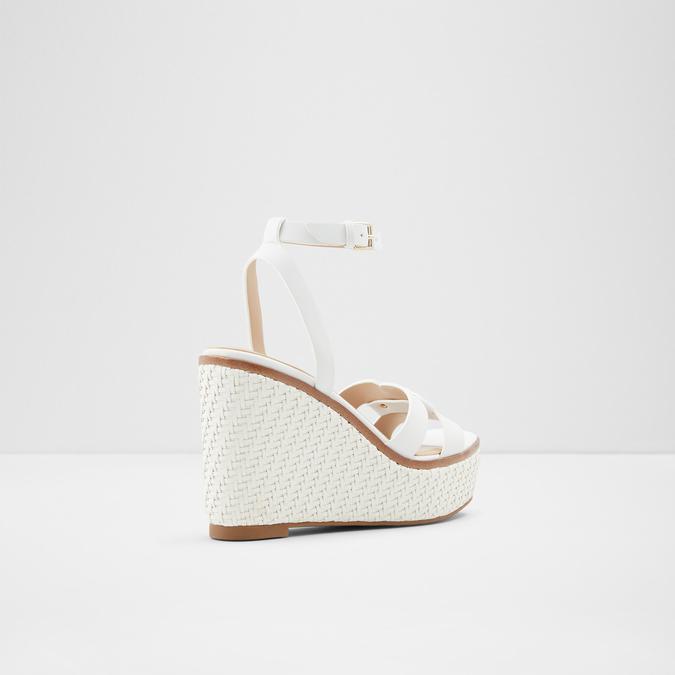 Onan Women's White Wedges image number 2