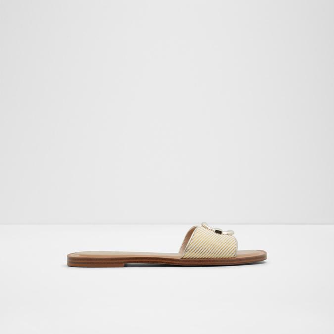 Glaeswen Women's Beige Flat Sandals