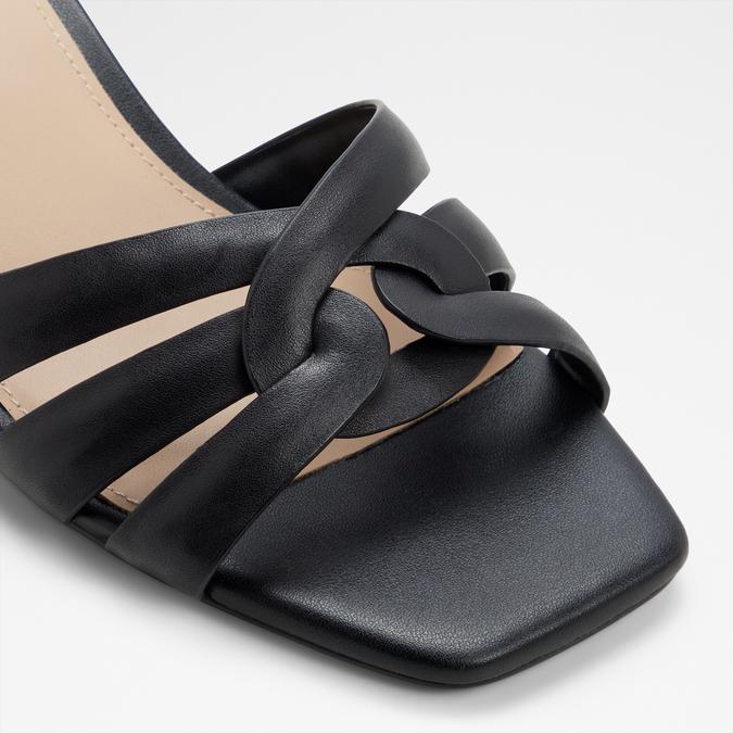 HANNE Black Women Heels image number 4