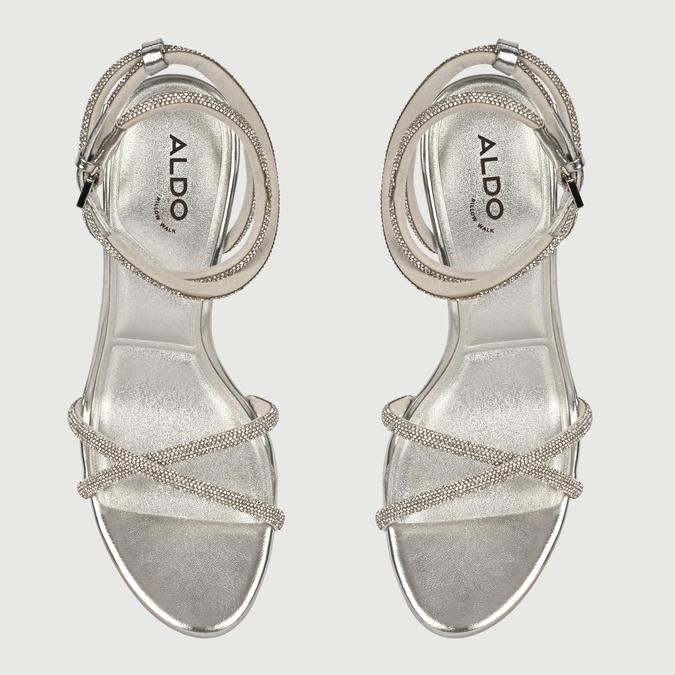 MANAELDEN-B SILVER Women Dress Sandals image number 4