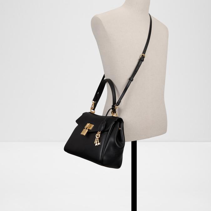 HEARTKEEPERMAX Black Overflow Women Satchel image number 3