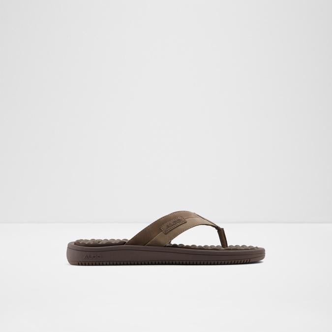 Kaigoma Men's Dark Brown Thong Sandals image number 0