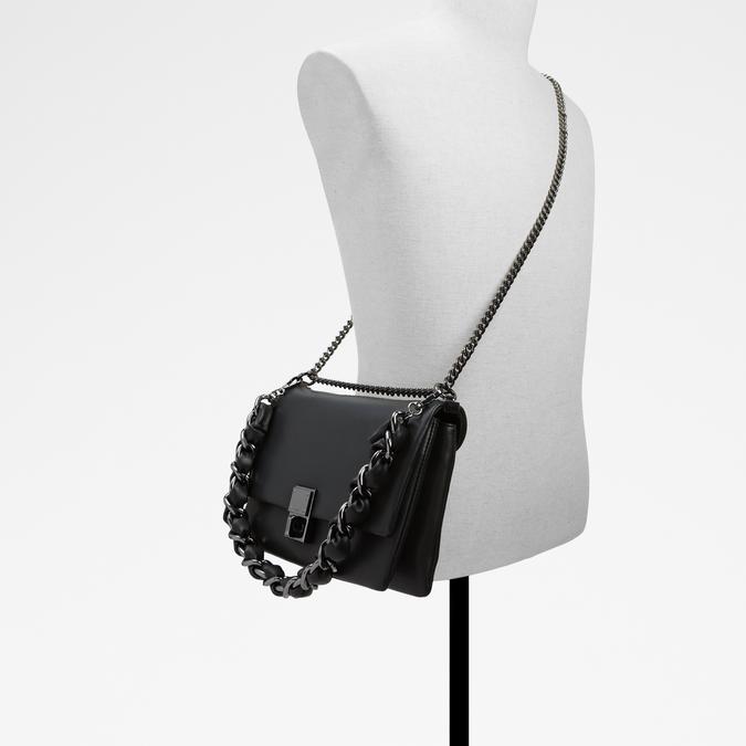 Zoi Women's Black Shoulder Bag image number 4