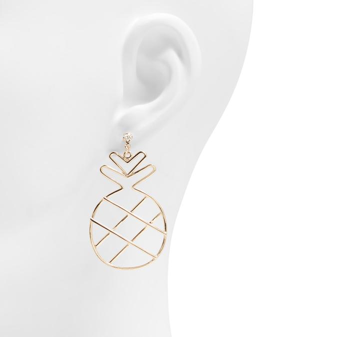 Murtelet Women's Clear On Gold Earrings