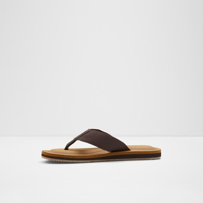 Tengen Men's Dark Brown Thong Sandals image number 2
