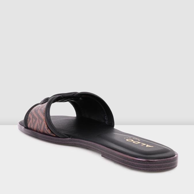 LIAUDINA-IN Black Women Flat Sandals