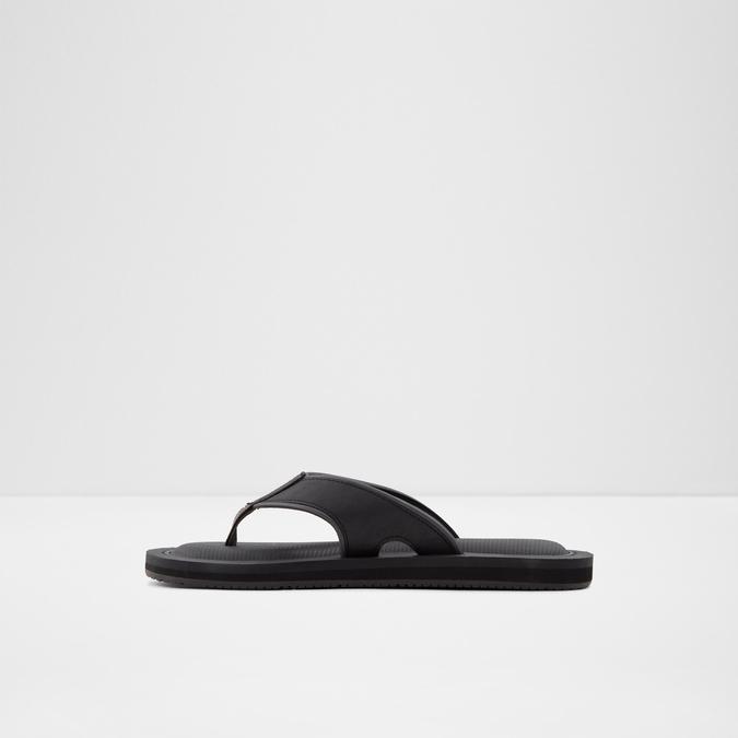 Norewiel Men's Black Thong Sandals image number 2