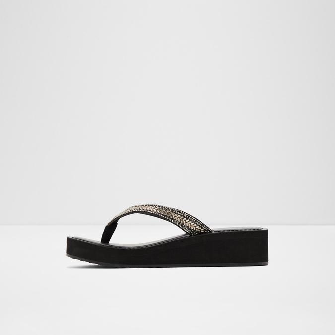 Chyreen Women's Black Sandals image number 2