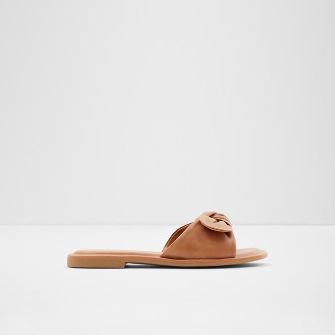 Abayrith Women's Cognac Flat Sandals image number 0