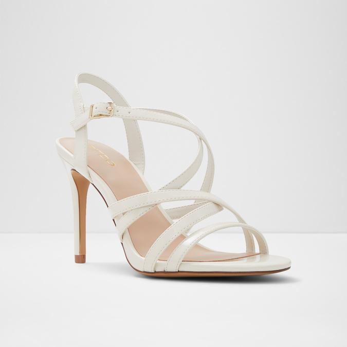 Katiee Women's White Dress Sandals image number 4