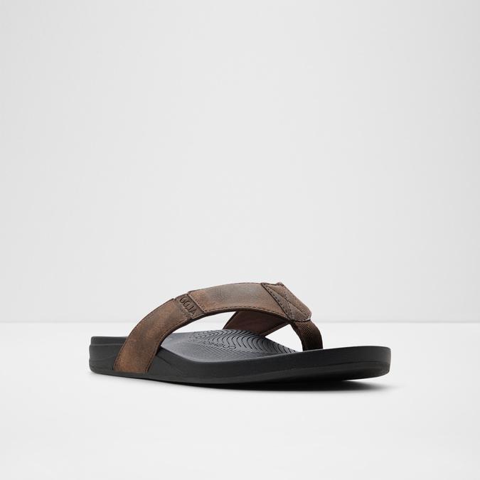STEFFENA Brown Men Thong Sandals image number 3