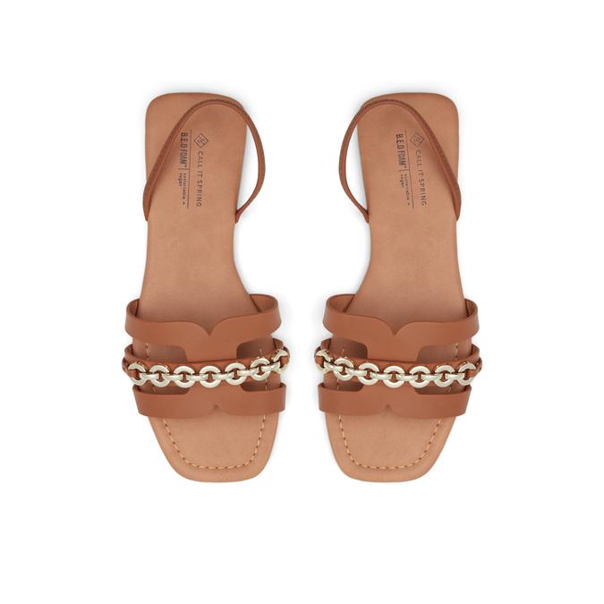 Cadiz Women's Tan Flat Sandals image number 1