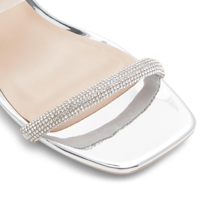 Kaiaa Women's Silver Blockheelsandals image number 5