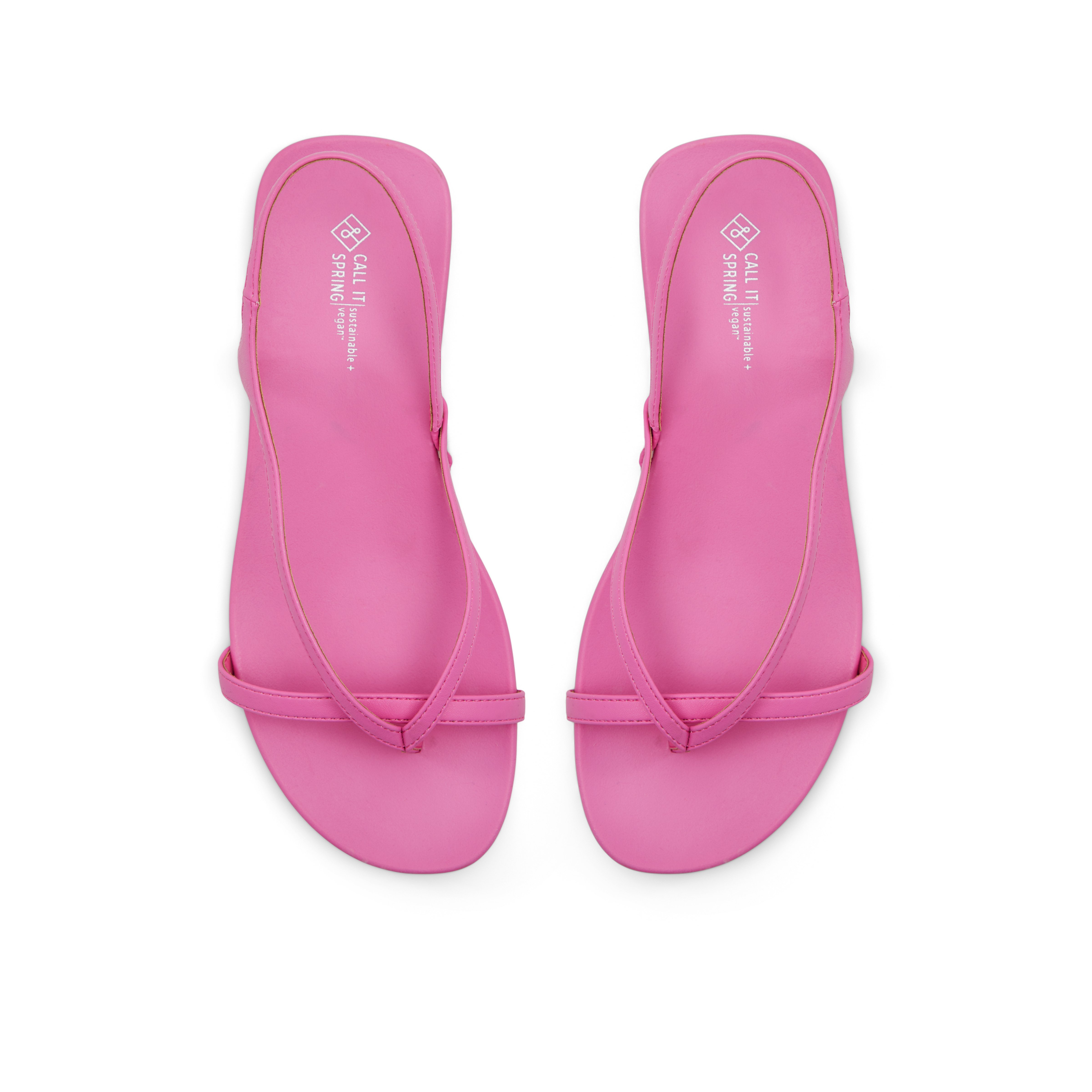 Montebello Women's Pink Flat Sandals image number 1