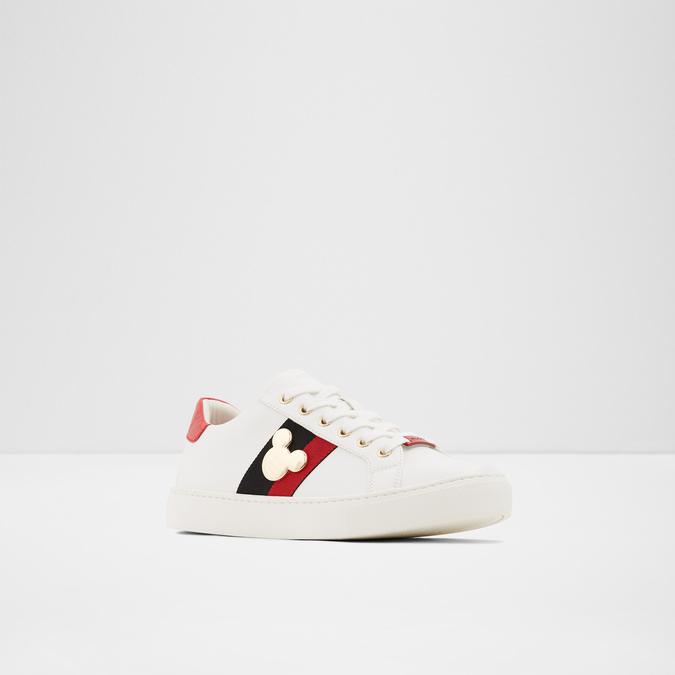Lny-Mickey Women's White Sneakers image number 3