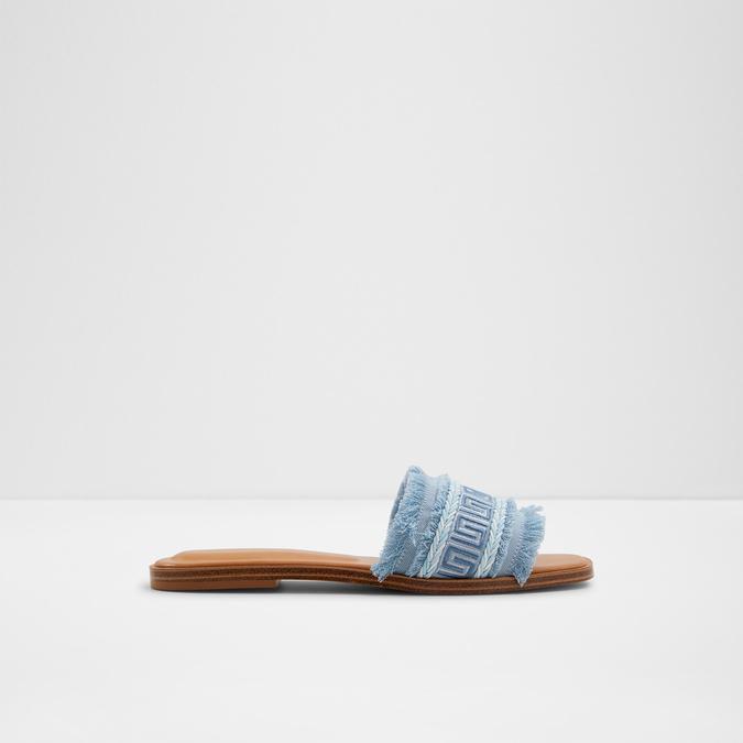 Nalani Women's Blue Flat Sandals image number 2