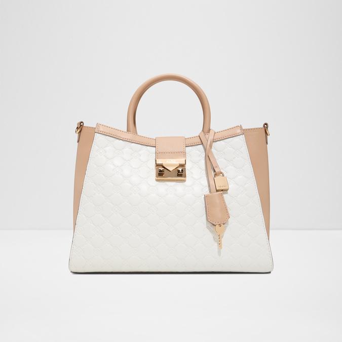 Crelally Women's White Satchel