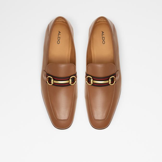 Heliothis Men's Cognac Dress Loafers image number 1